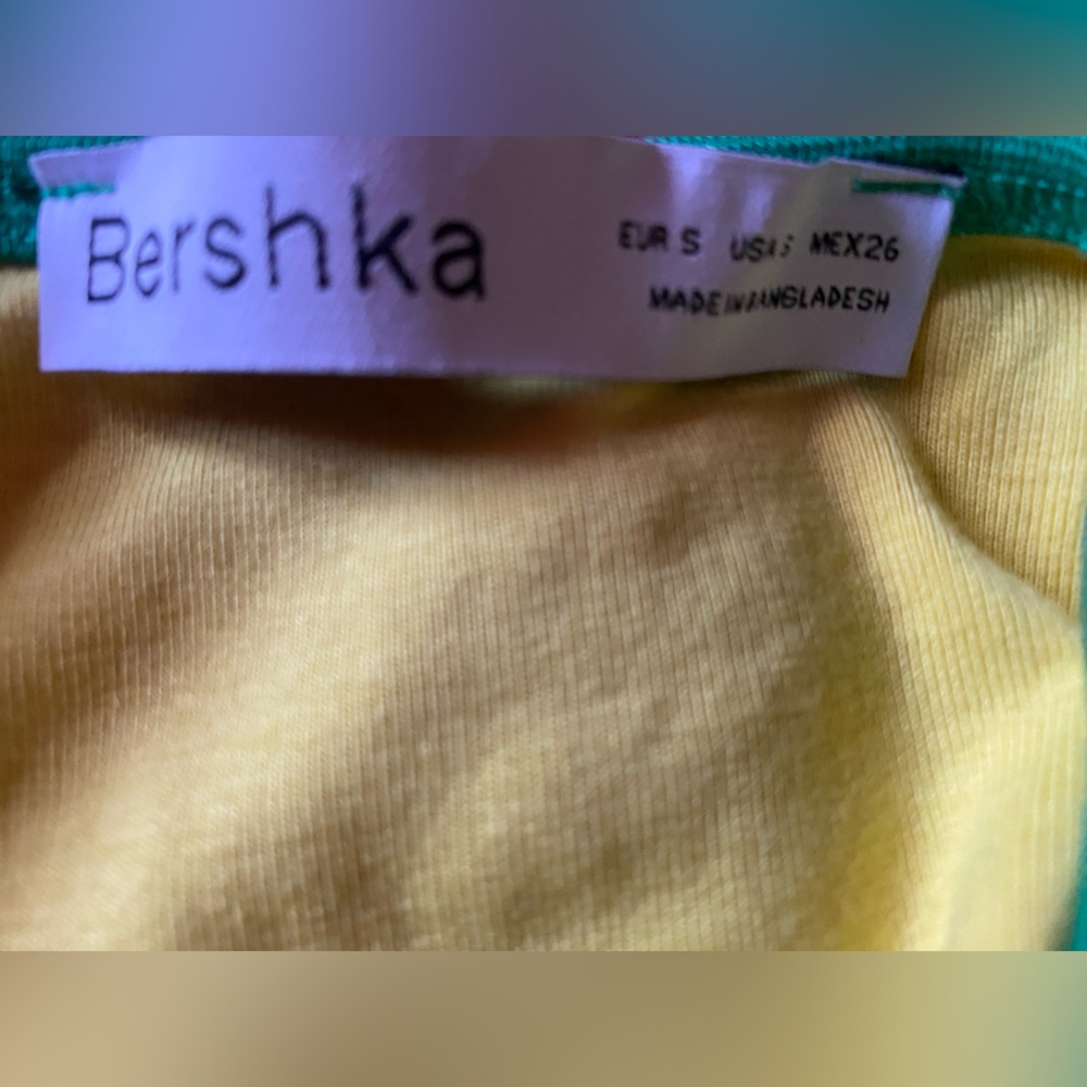Bershka Yellow Brazil Graphic Tee - Picture 3 of 3